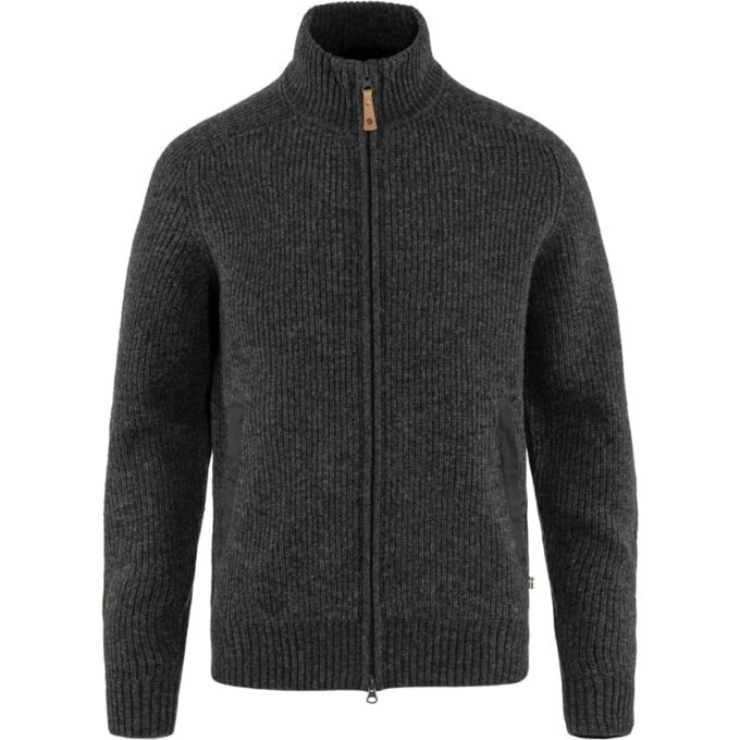 Cardigan tricotat Ovik cu fermoar M